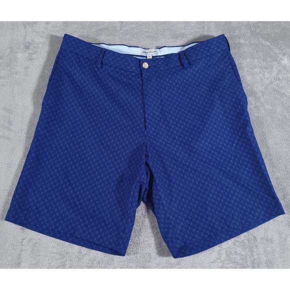 Peter Millar Other - Peter Millar Crown Sport Golf Shorts Mens 34 Performance Skulls All Over Blue‎
